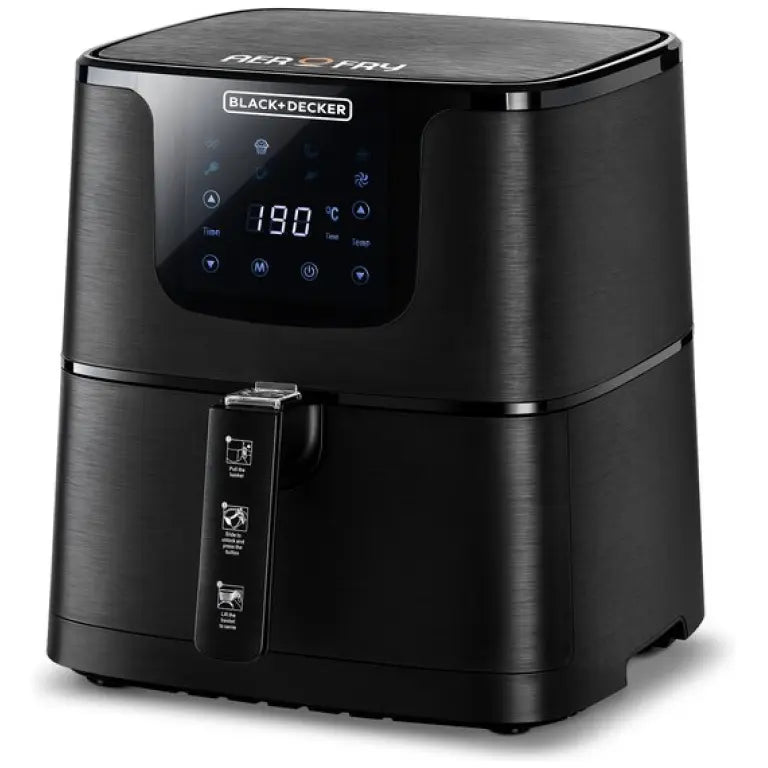 Black+Decker Digital Aerofry Air Fryer, 1700 Watt, 7.5 Liters – AF700 Black+Decker Digital Aerofry Air Fryer, 1700 Watt, 7.5 Liters – AF700